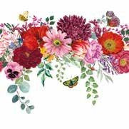 Luncheon - Flower Border White