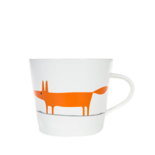 Mr Fox Mug White/Orange