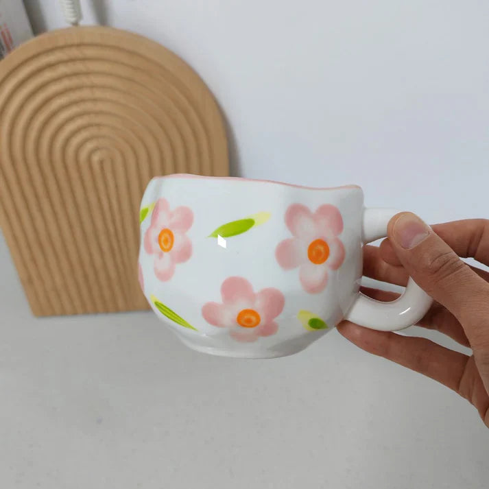 Elanor Mug Floral Pink