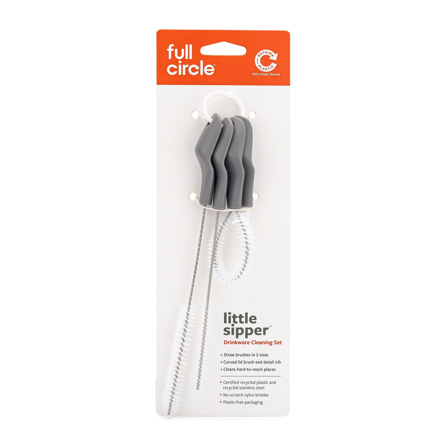 Little Sipper Cleaning Set Grey