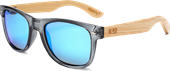 Sunnies Grey With Blue Reflective Lens