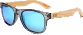 Sunnies Grey With Blue Reflective Lens