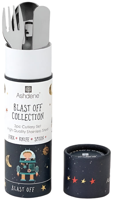 Outer Space Kids Cutlery 3pc