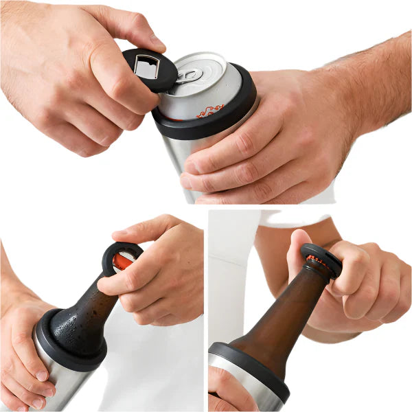 Huski Big Can Cooler White