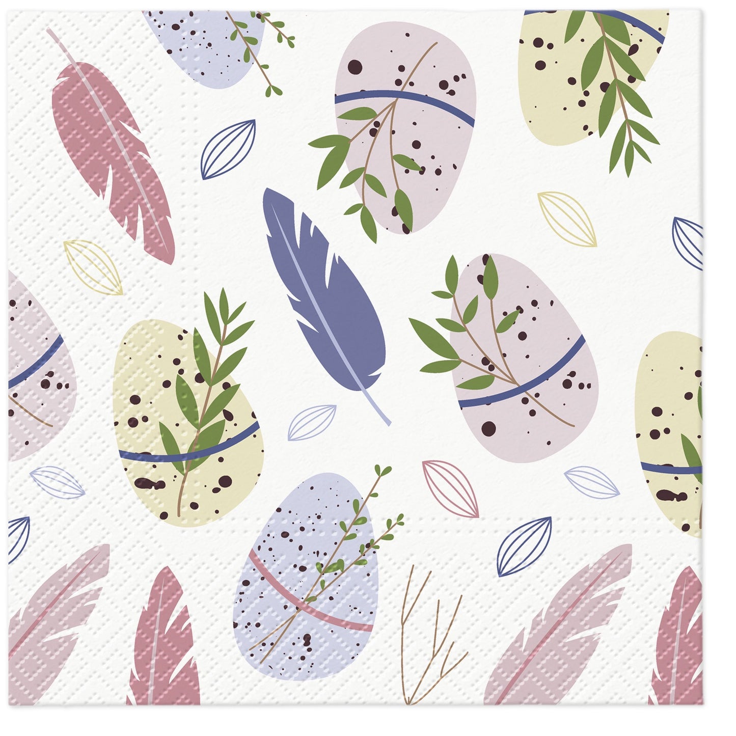 Napkin - Easter Feather