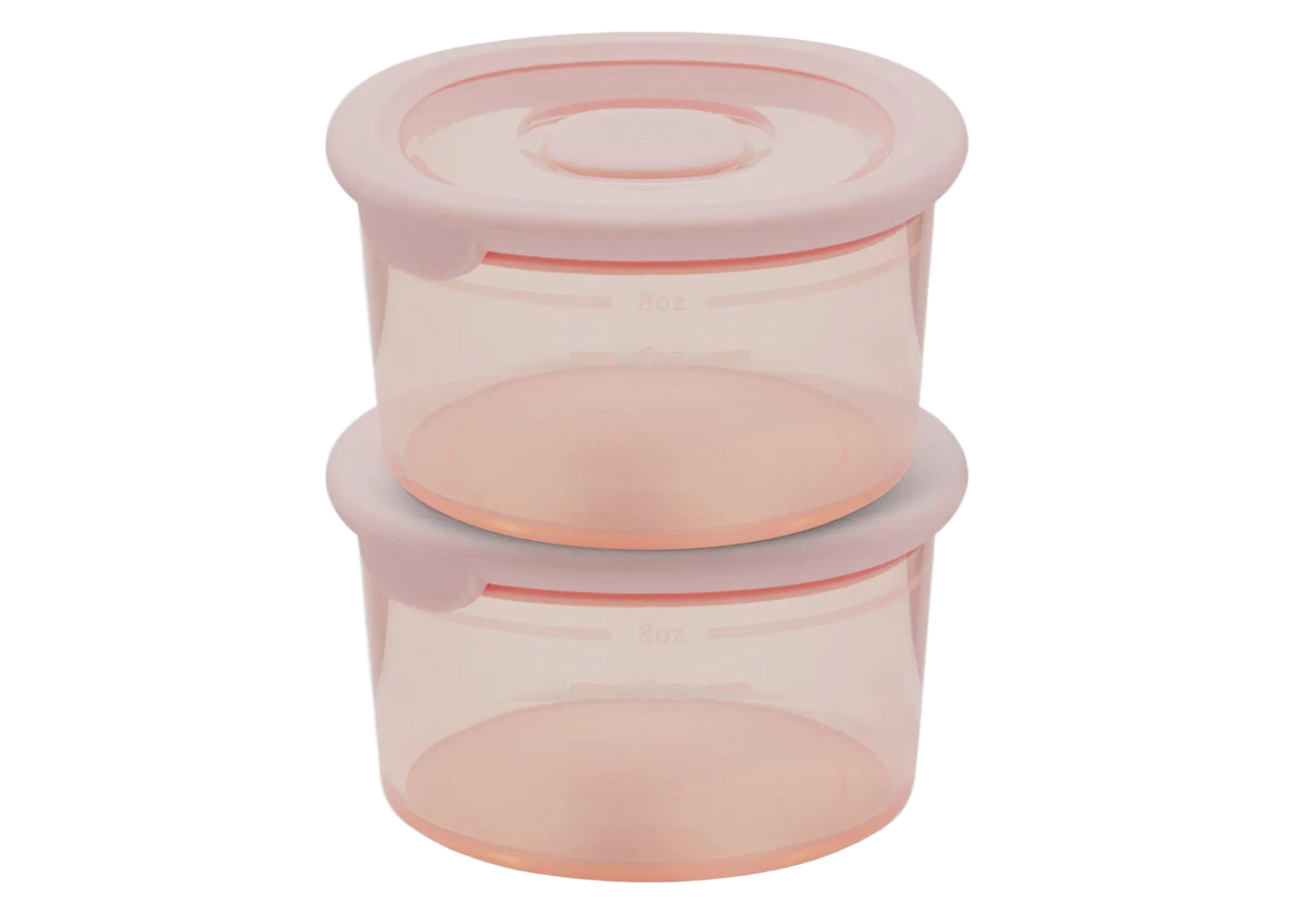 Baby Food Jar 250ml Set2 Rose