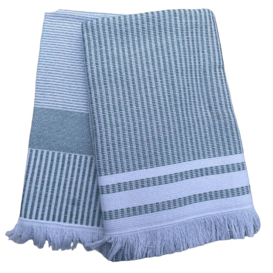 Chefs Choice Kitchen Towel Set 2 Seafoam