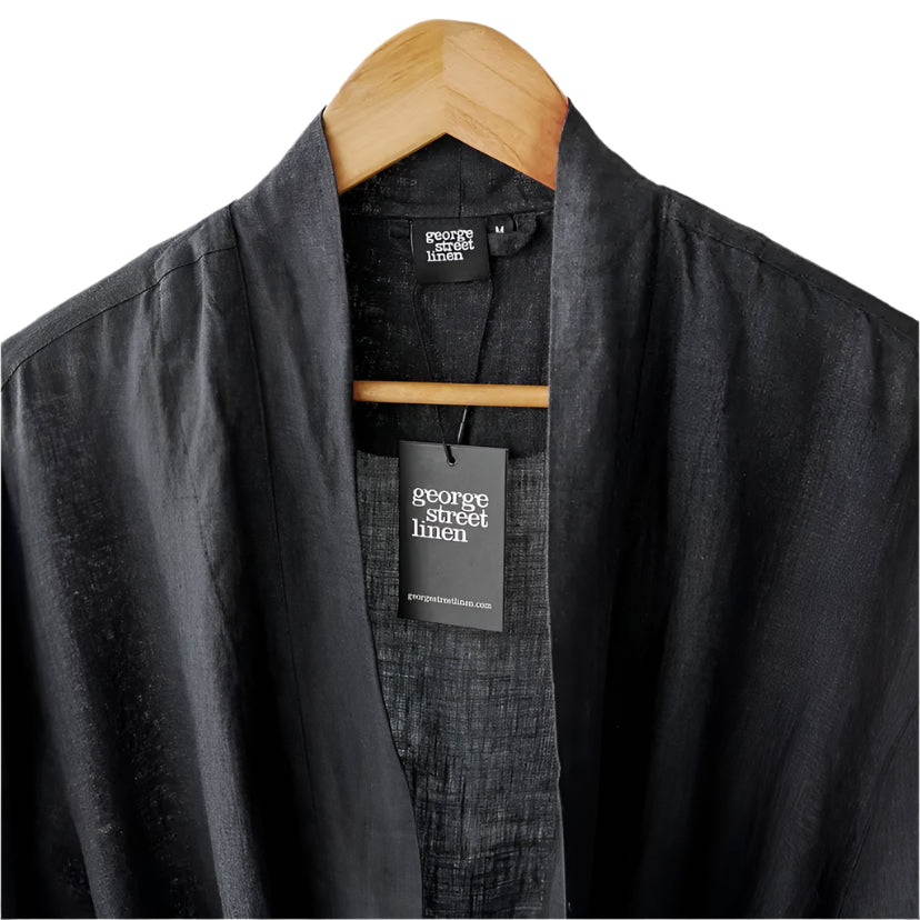 Linen Robe XL Onyx