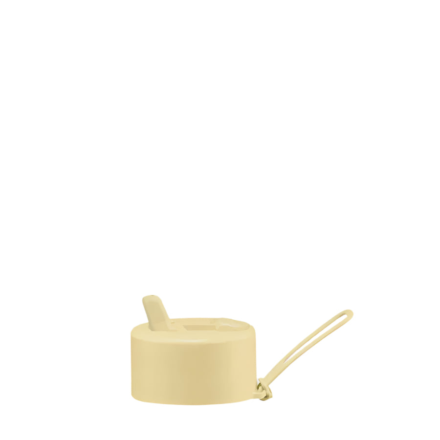 Flip Straw Lid & Strap Buttermilk