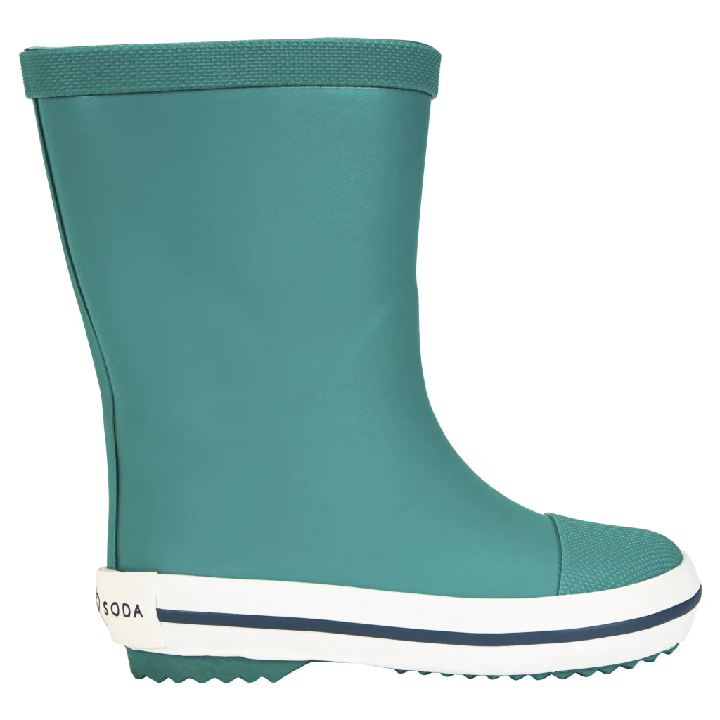 Sea Green Rubber Gumboots