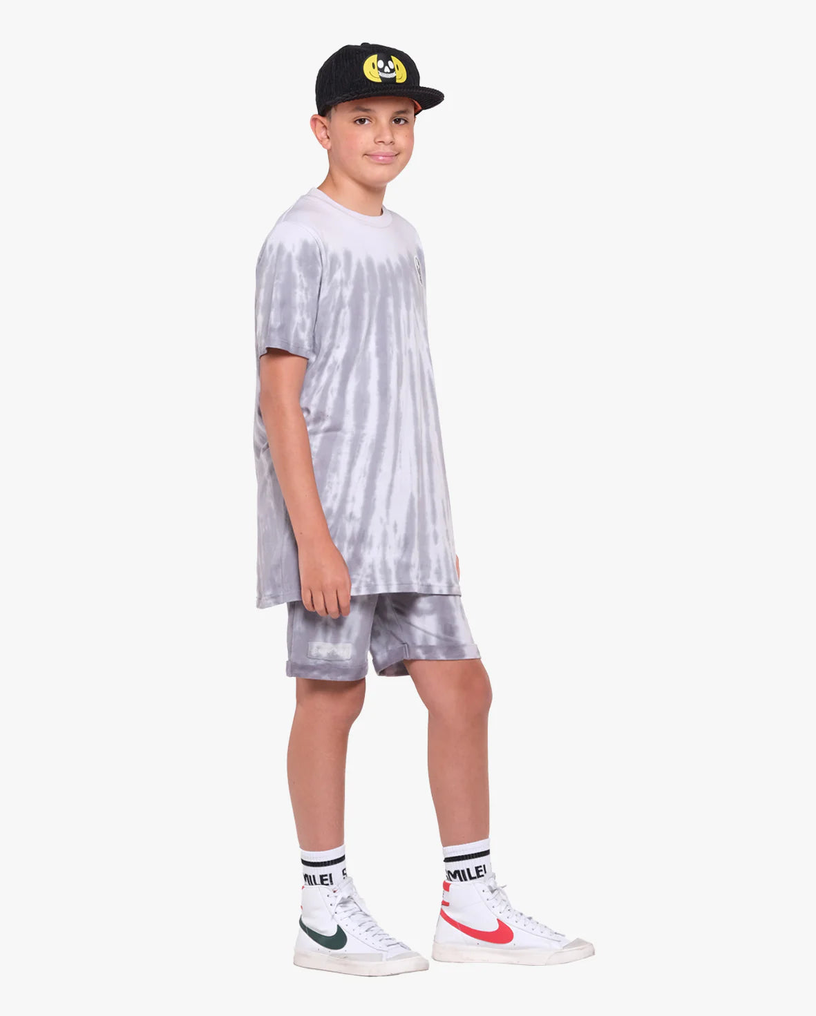 Shorts Grey Tie-Dye