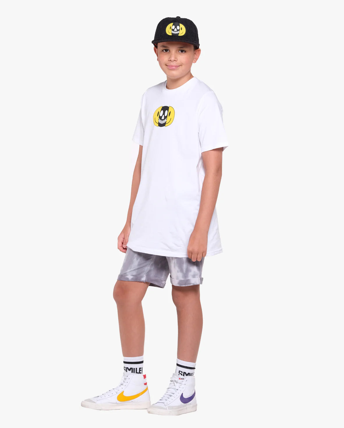 Shorts Grey Tie-Dye