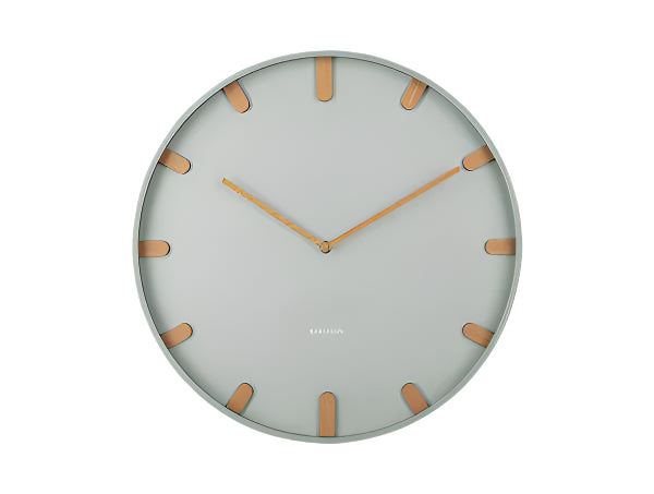 Grace Wall Clock Grayed Jade