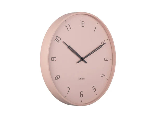 Stark Wall Clock Faded Pink