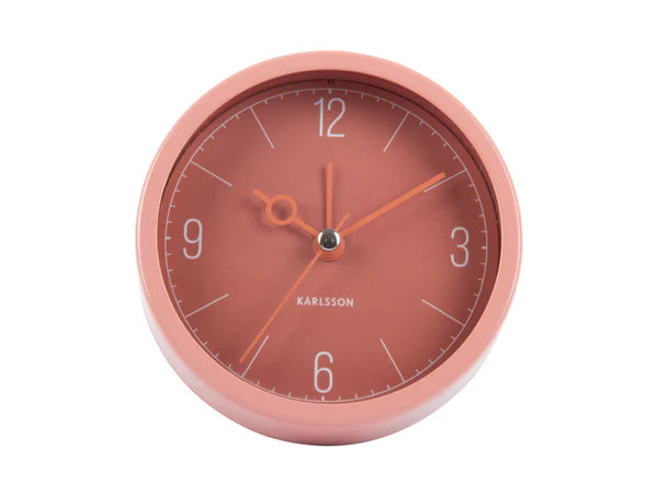 Monocle Alarm Clock Blush Red
