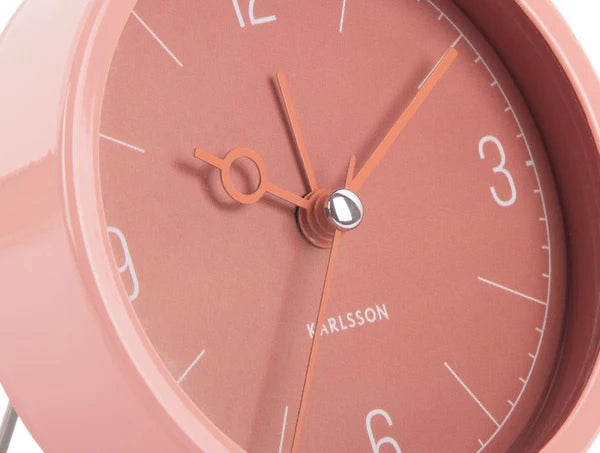 Monocle Alarm Clock Blush Red