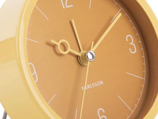 Monocle Alarm Clock Ochre Yellow