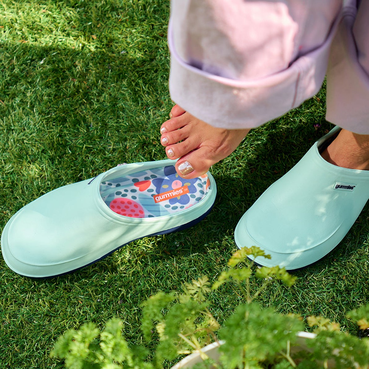 Gummies Clog Garden Love Sage 41