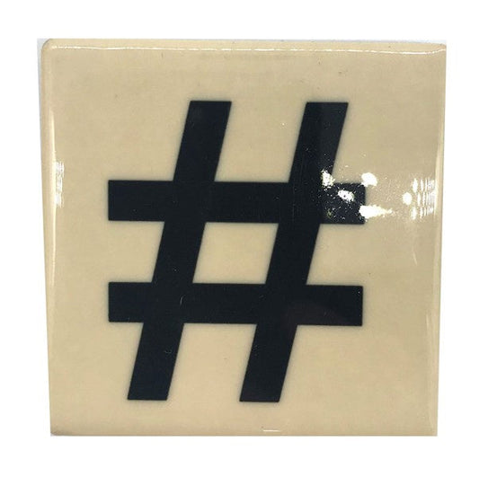 Scrabble Magnet Hashtag