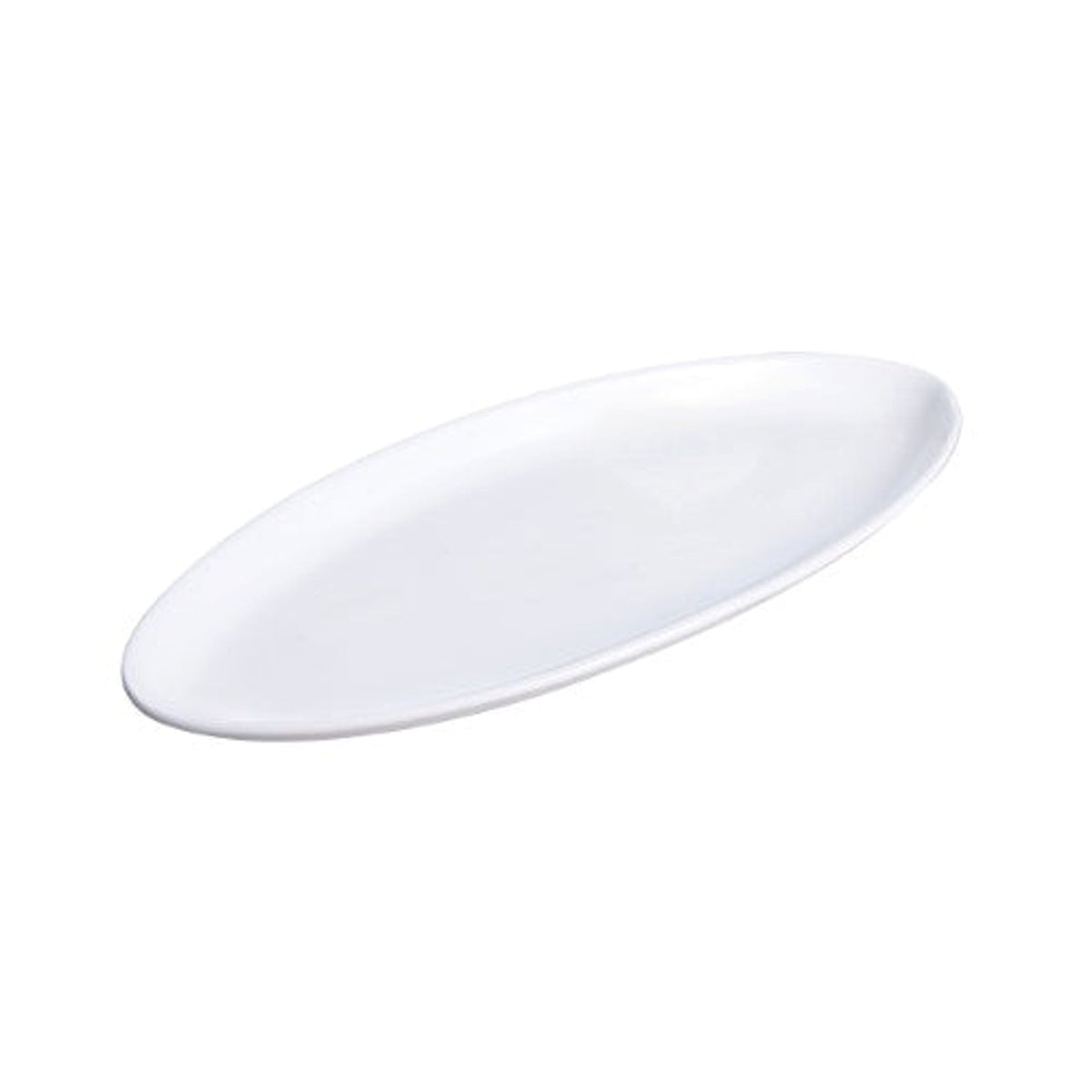 White Oval Platter 50x21cm
