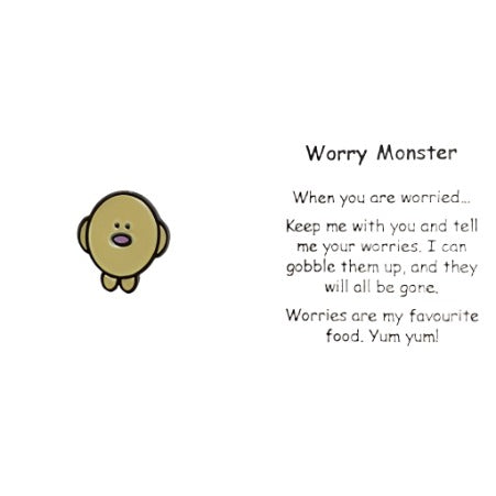 Pin Worry Monster