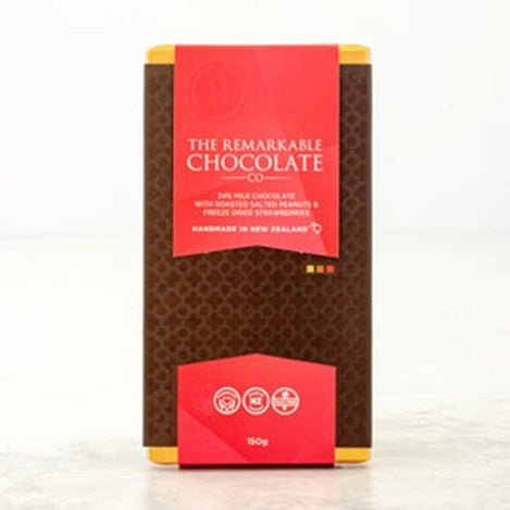 Block Milk Chocolate Salted Peanut & Strawberry