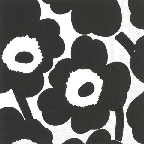 Luncheon Unikko Black White