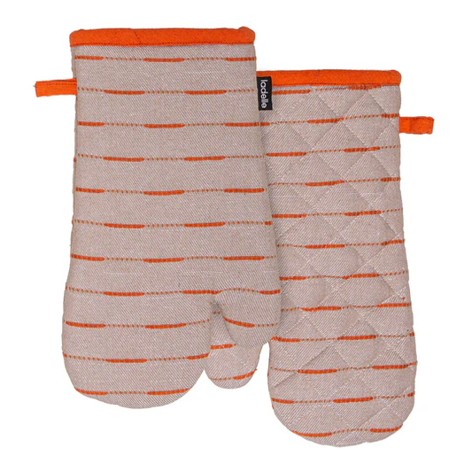 Eco Recycled Dash Orange Oven Mitt