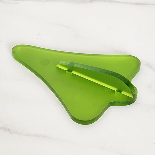Jet Plane Wall Art - Lime Green