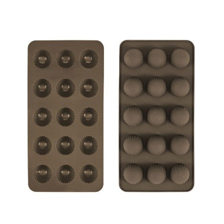 Silicone Choc Mould Set2 Ribbed Dome