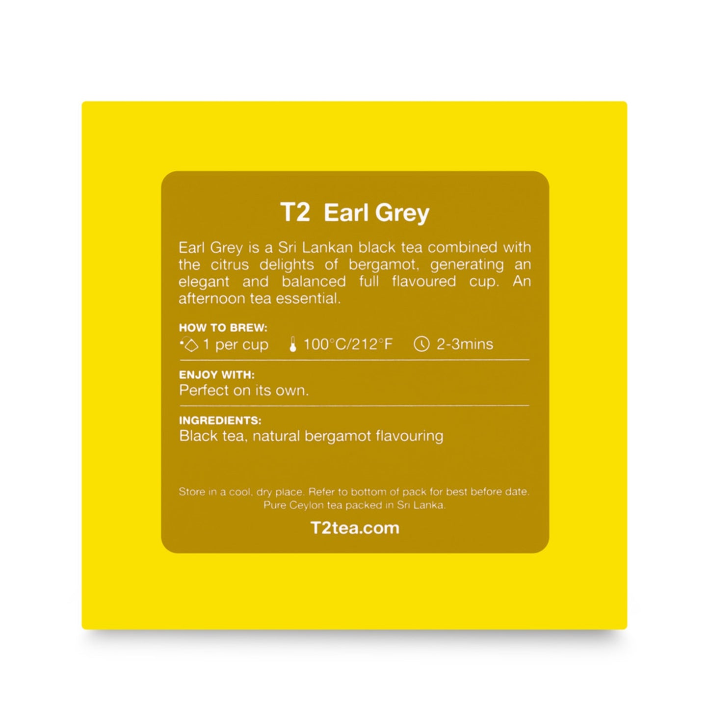 T2 Earl Grey Bags