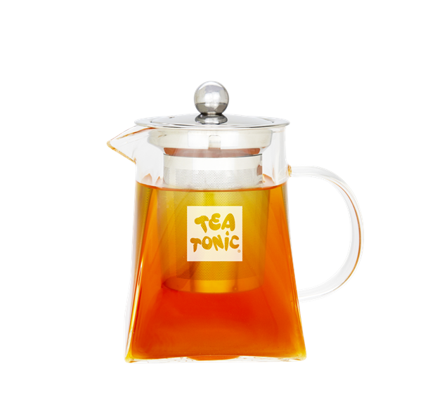 TT Square Glass Tea Pot 400ml