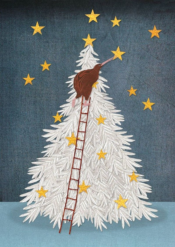 Card Christmas Tree Stars