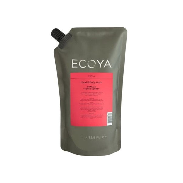Hand & Body Wash Refill 1L Guava & Lychee Sorbet