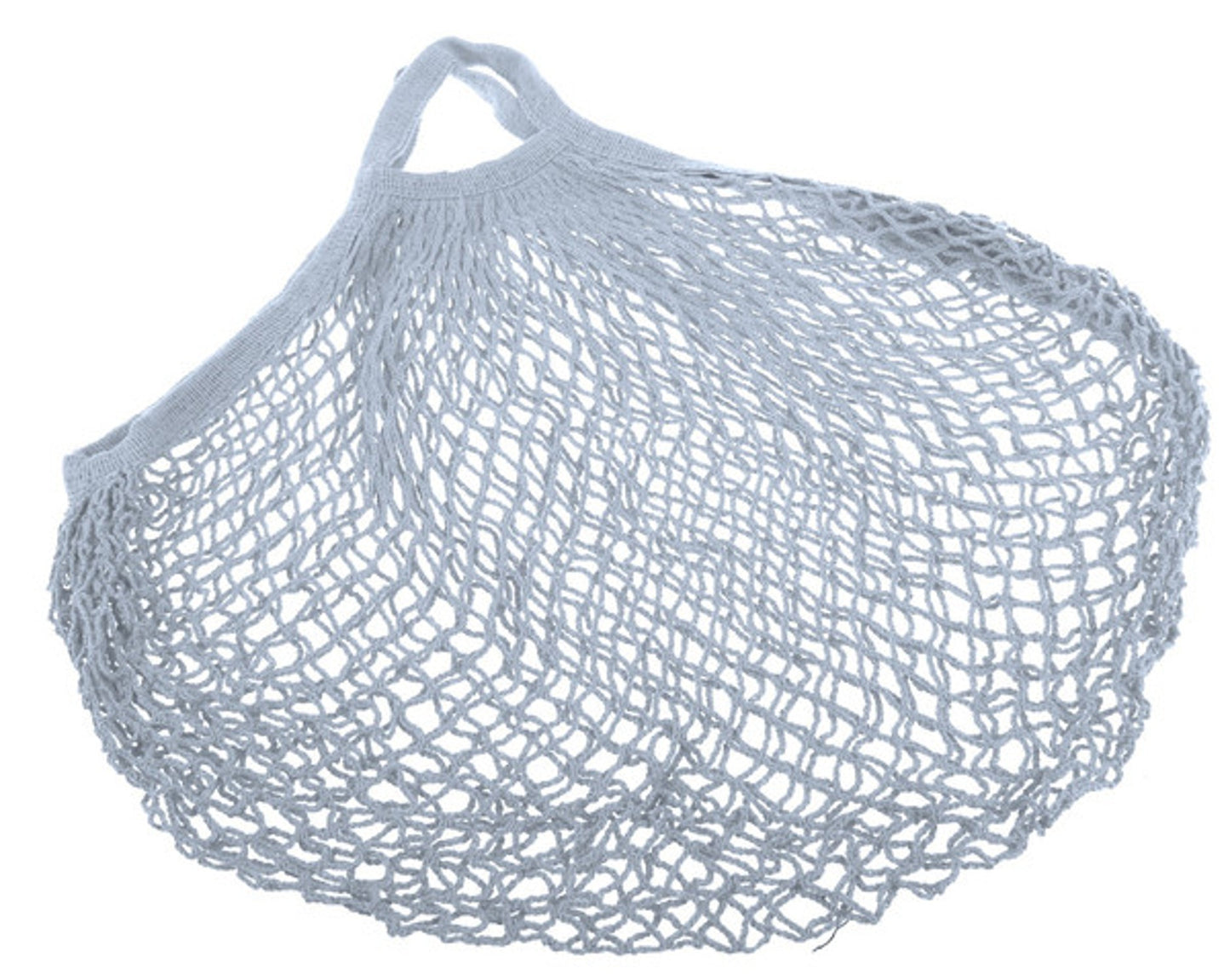 Short Handled String Sky Blue Bag
