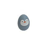 Egg Shaker Penguin