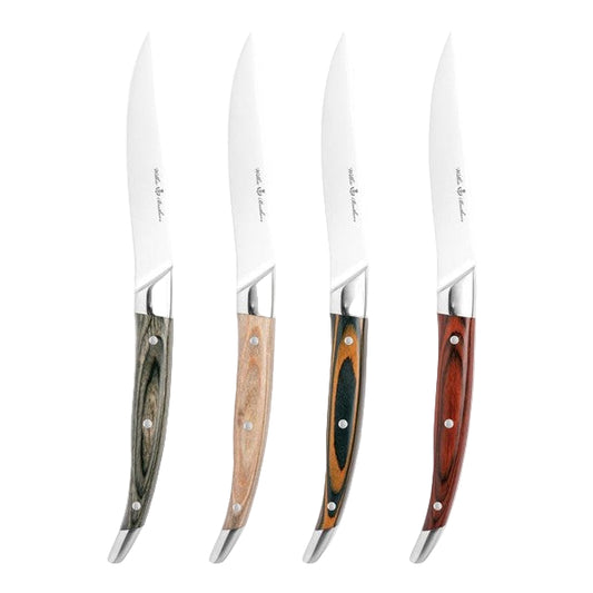 Steak Knives Set4 Pakka Wood
