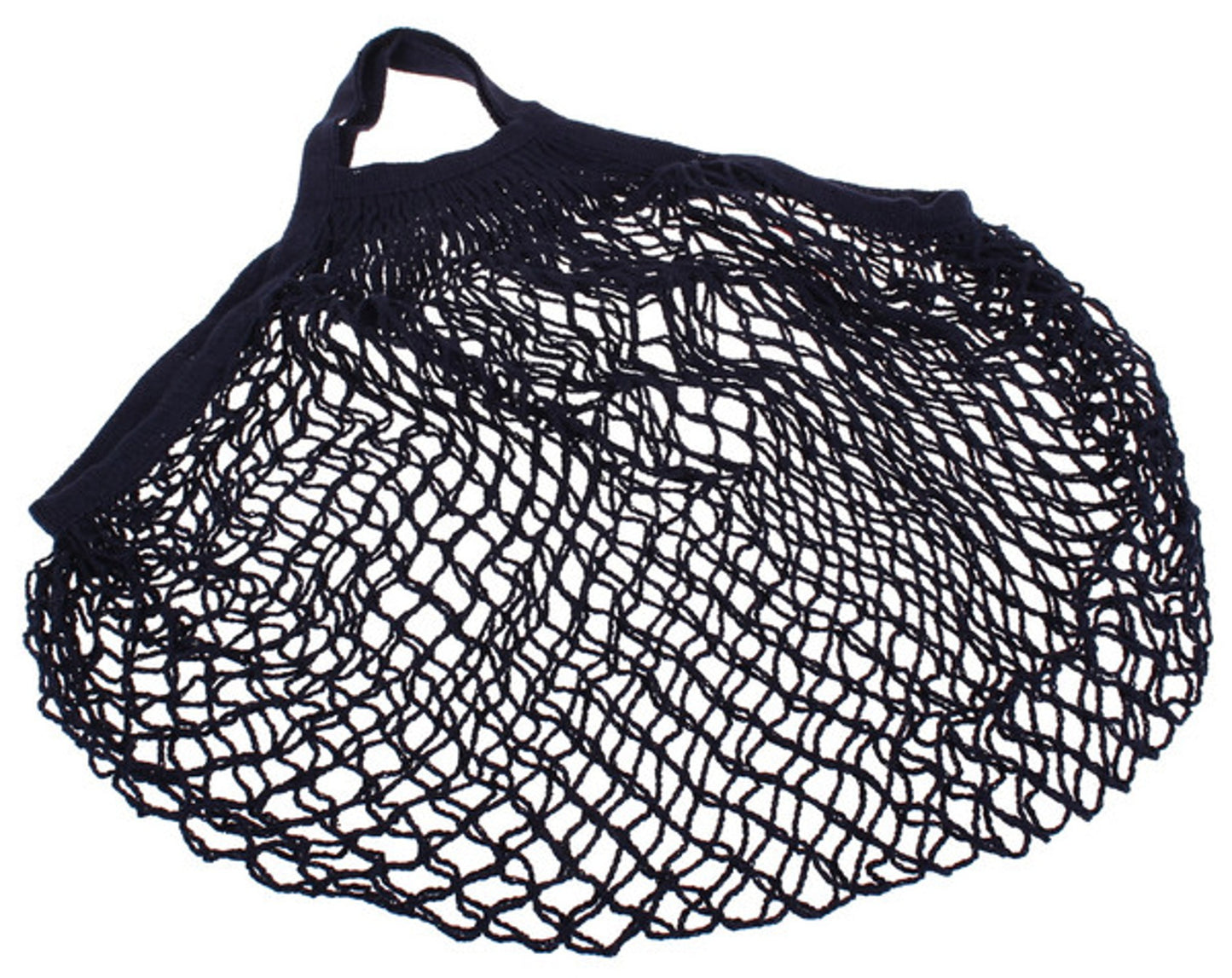 Short Handled String Navy Bag