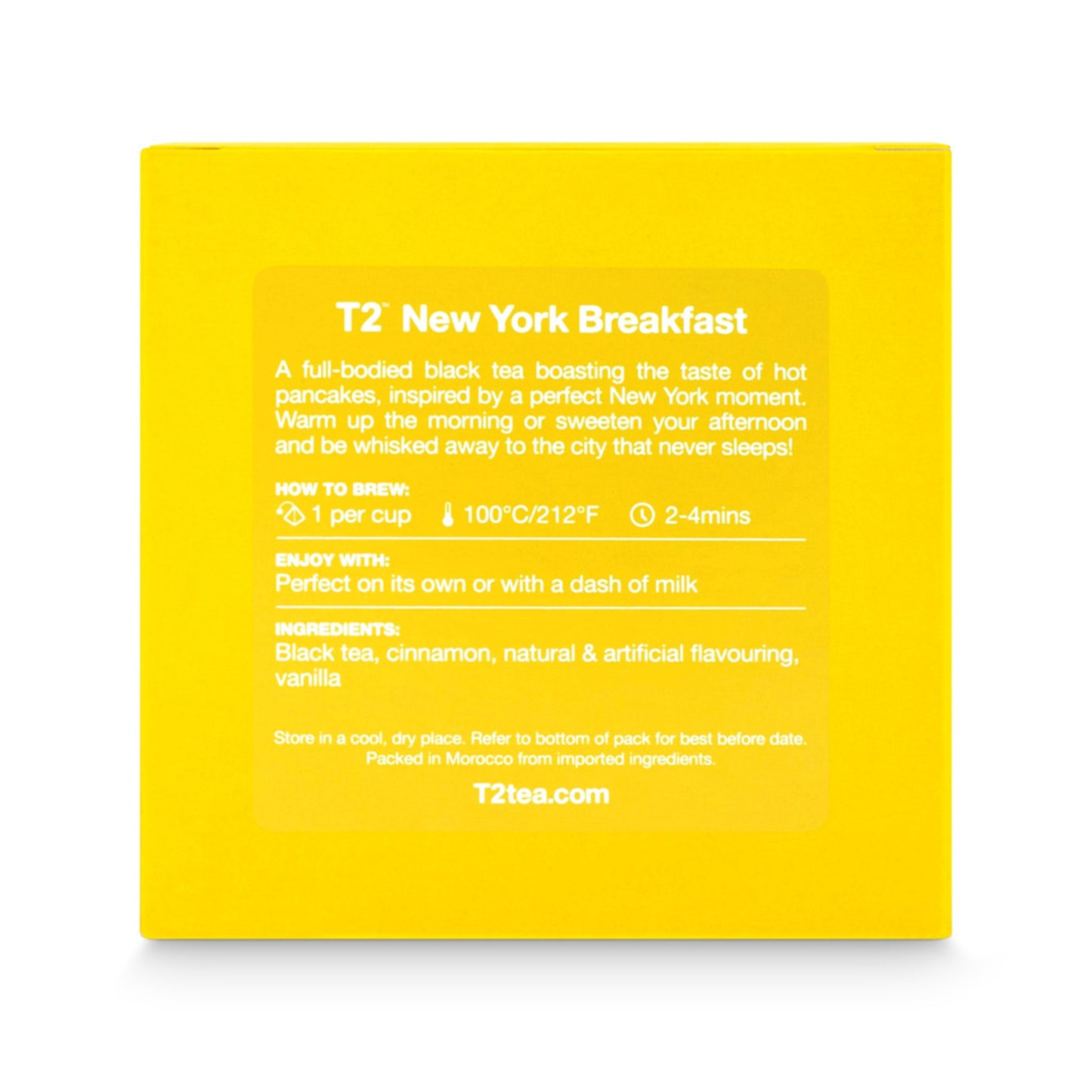 T2 New York Breakfast Bags