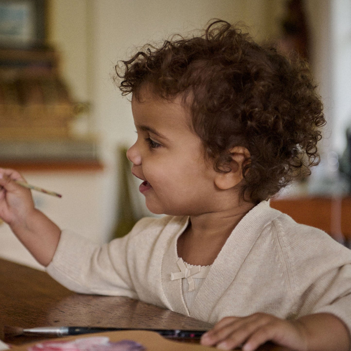 Cecil Cardigan Oatmeal Marl