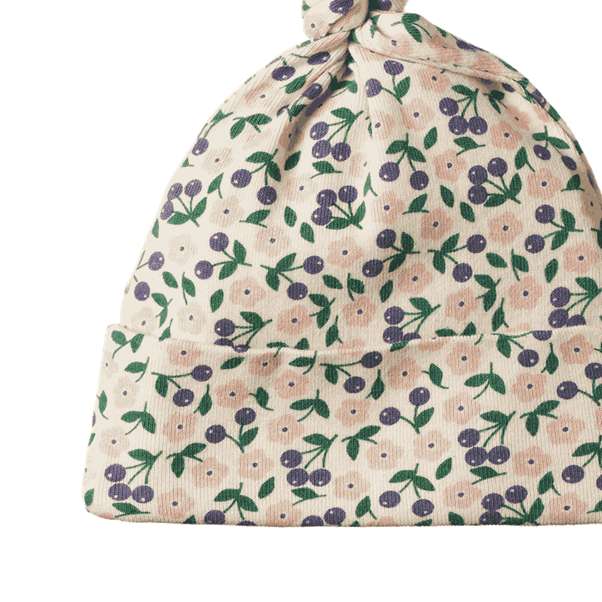 Cotton Knotted Beanie Briarwood