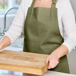 Love Apron Olive Green