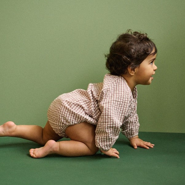 Meadow Bodysuit Gingham Twilight