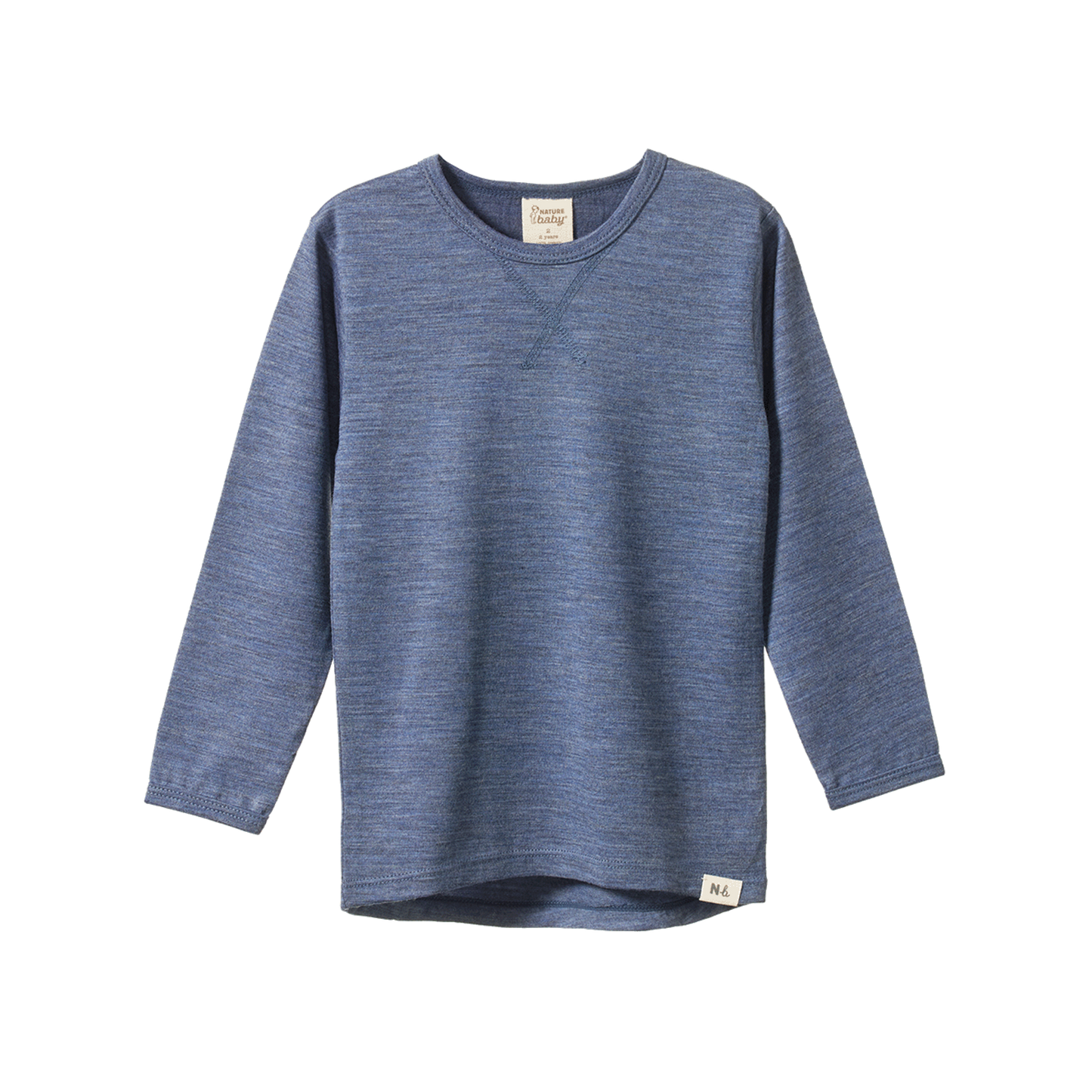 Merino Essential Tee Indigo Marl