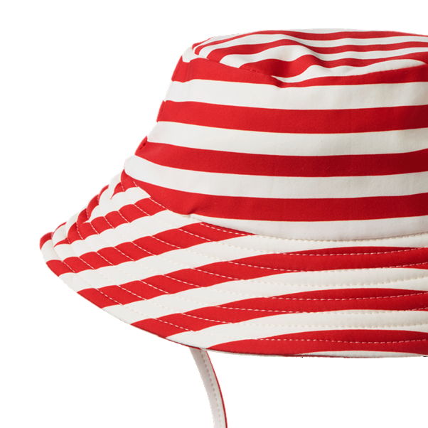Splash Sunhat Red Sea Stripe