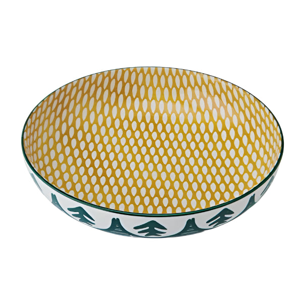 Coupe Bowl 21cm Green Leaf