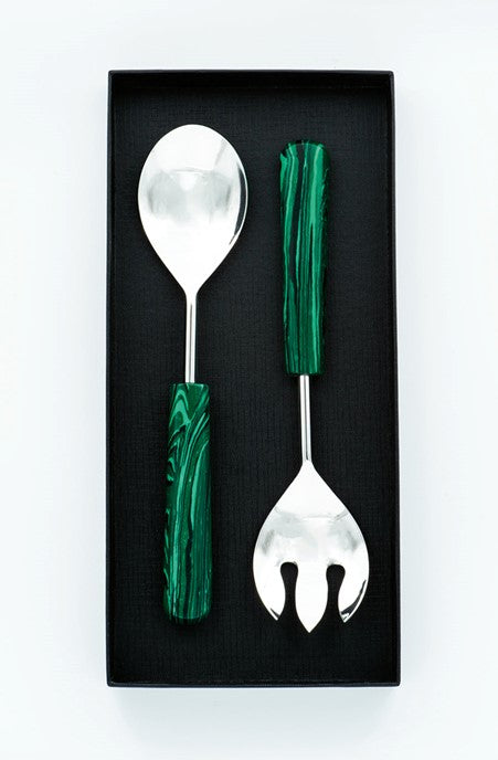 Salad Servers Emerald