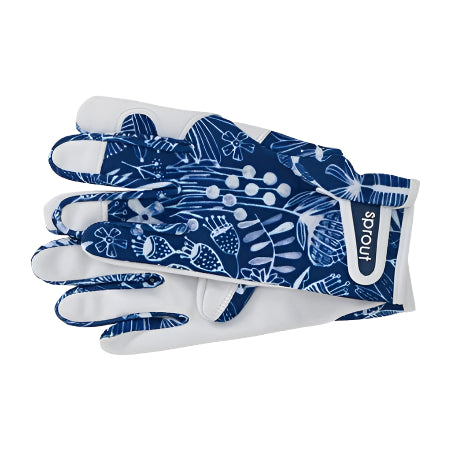Goatskin Gloves Navy Natives