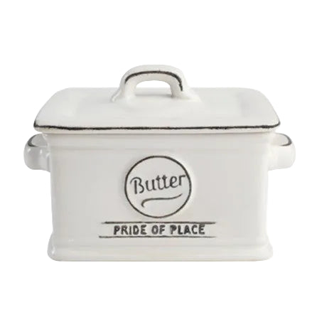 PP Butter Dish White