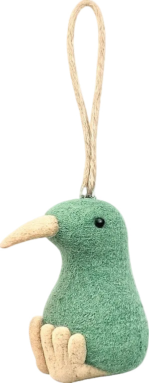 Felt Kiwi Decoration Jade
